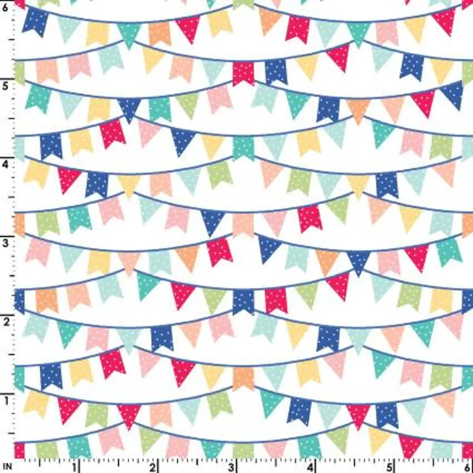 Kimberbell - Celebration Line, Flags - 1 Yard Cut