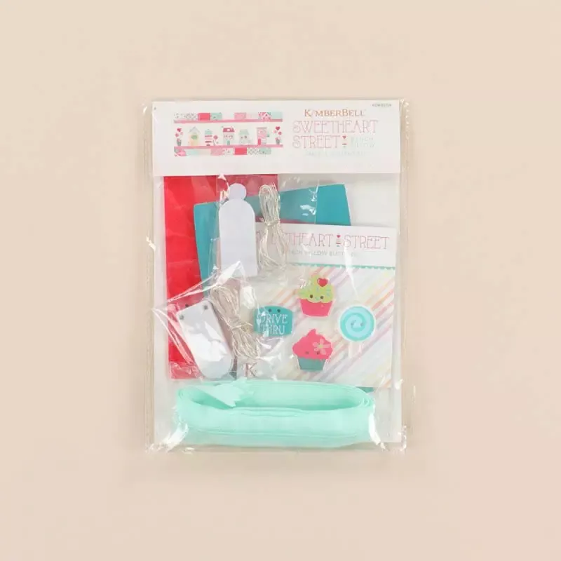 Kimberbell Designs | Sweetheart Street Bench Pillow - Embellishment Kit