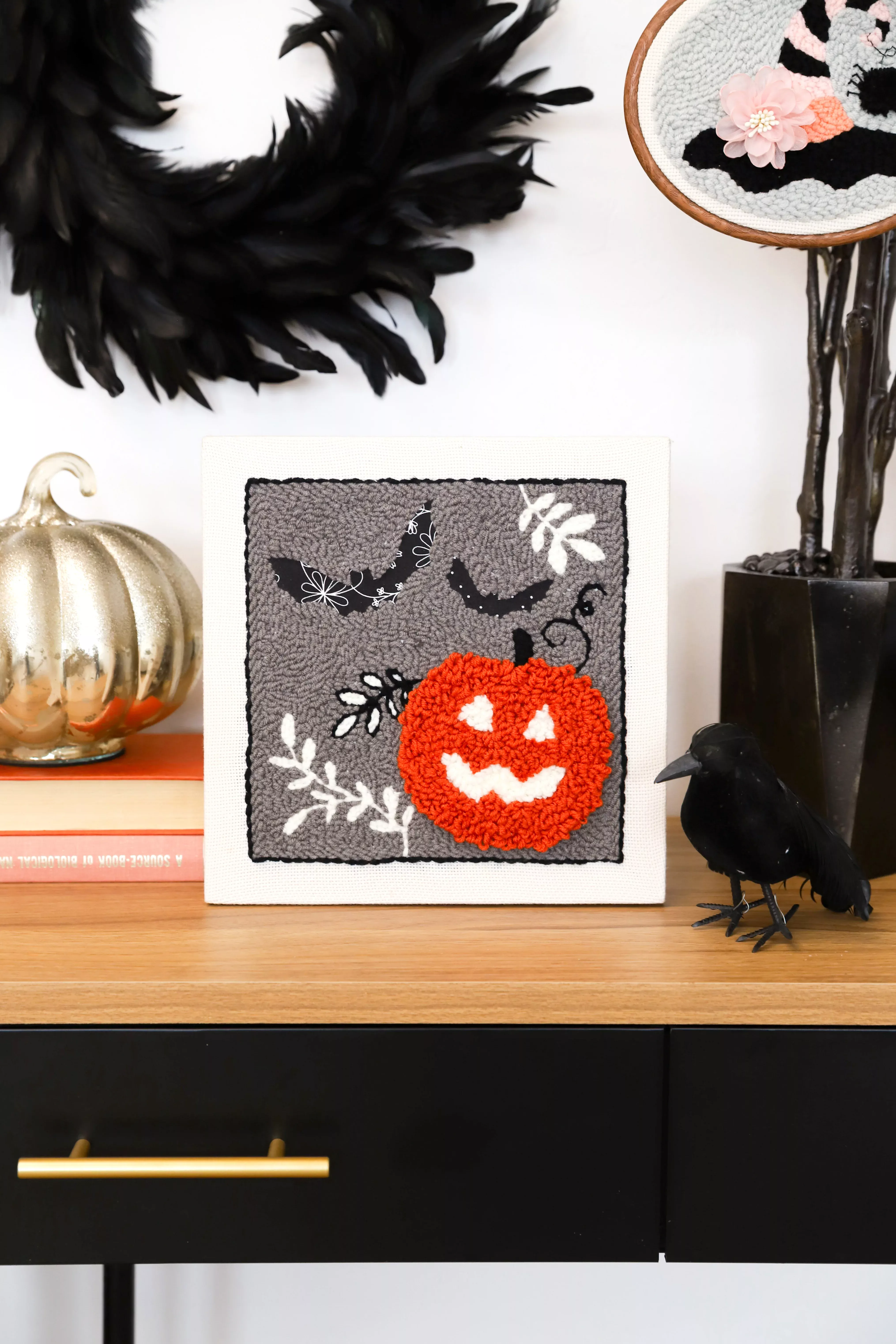 Kimberbell Jack O Lantern Punch Needle Kit