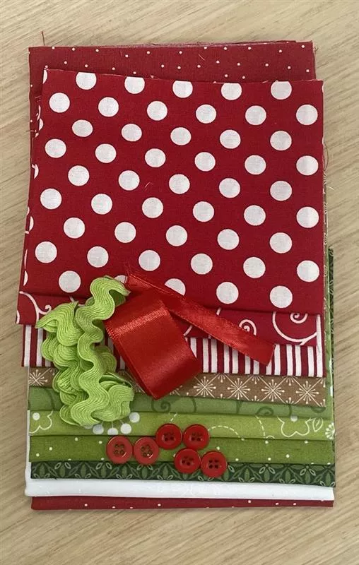 Kimberbell Merry & Bright fabric kit