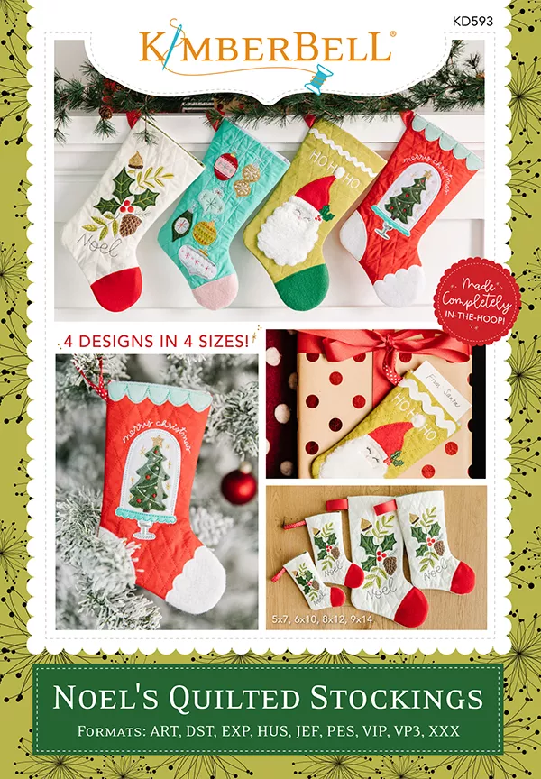 Kimberbell Noel's Quilted Stocking CD KD593 .