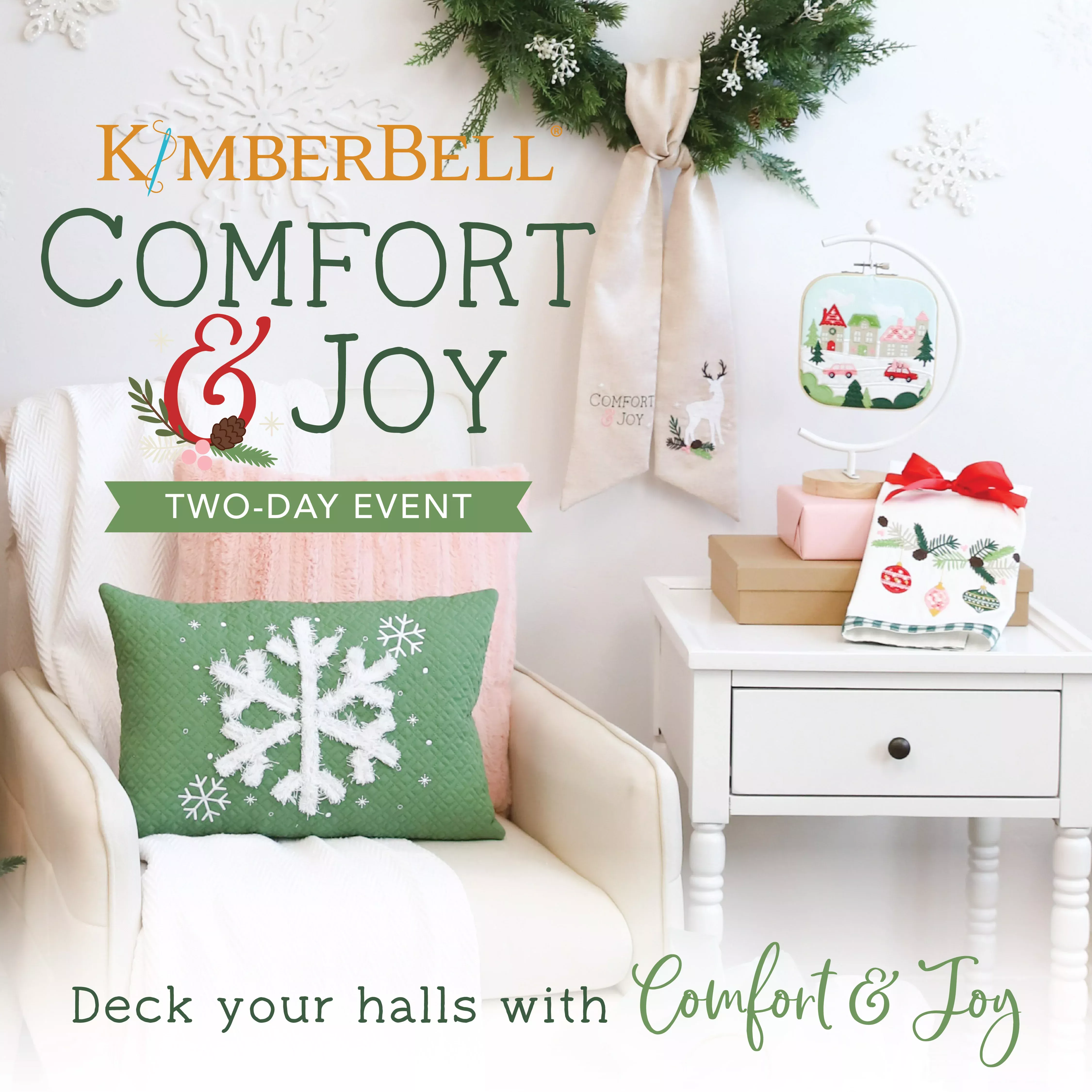 Kimberbell's Comfort & Joy Two-Day Hybrid Event: VIRTUAL! (Nov 19-20, 2026)