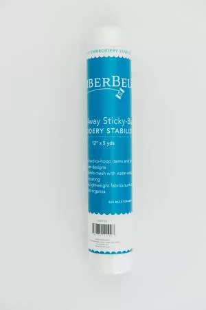 Kimberbell Wash-Away Sticky-Back Embroidery Stabilizer 12in KDST123 ^