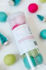 Kimberbell Wool Felt Balls Sugar Plum Jubilee KDKB1214 .