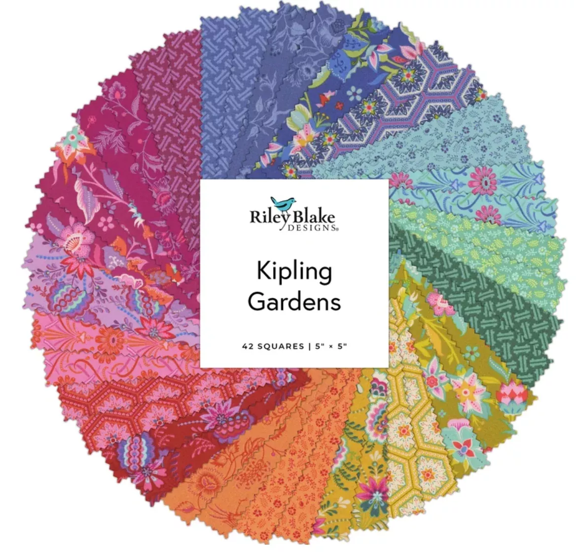Kipling Gardens-5" stacker-42 pcs