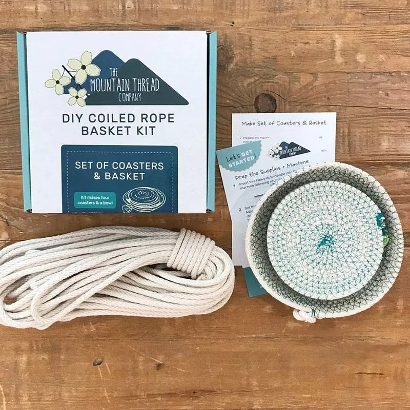 KIT C Mountain Thread Coiled Rope Kit Coaster/Basket