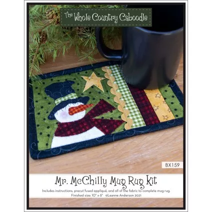 KIT S Whole Country Caboodle Mug Rug Mr. McChilly