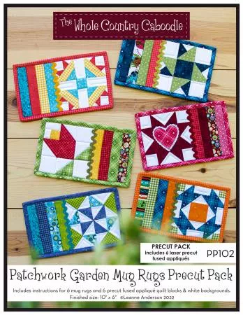 KIT S Whole Country Caboodle Mug Rug Patchwork Garden