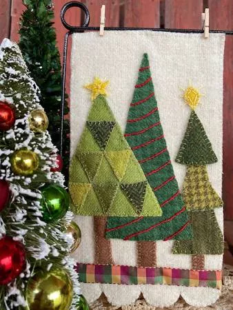 KIT W In The Patch Mug Rug Oh Christmas Tree
