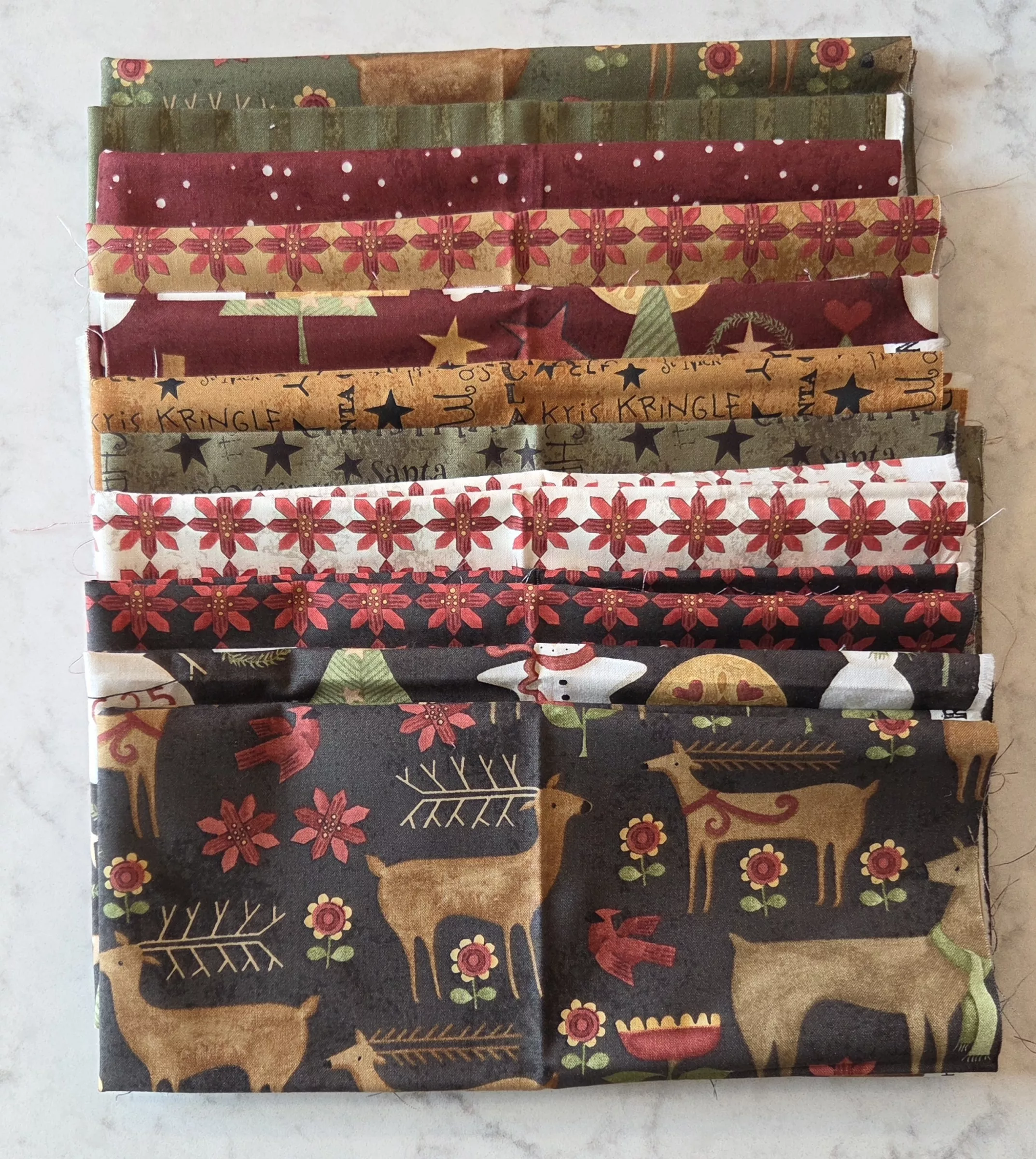 Kringle : (11) Fat Quarter Bundle II - Teresa Kogut