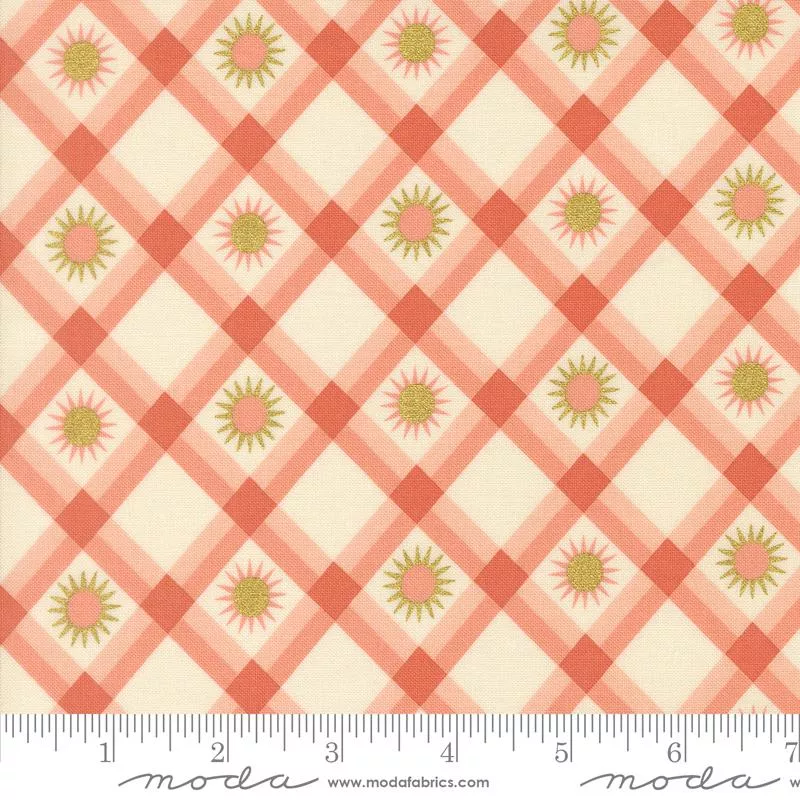 Ladybug Whimsy : Plaid Sunshine Metal Zinnia - #48447-16M - Gingiber
