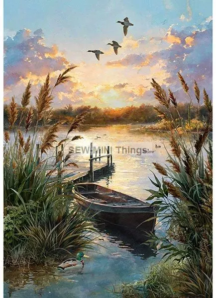 LAKESIDE ECHO FROM HOFFMAN FABRIC