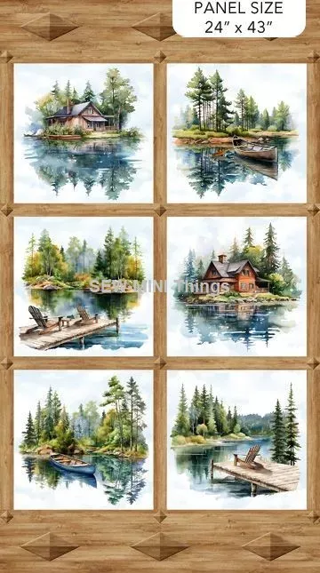 LAKESIDE RETREAT FROM NORTHCOTT FABRICS