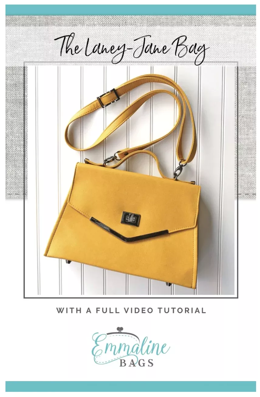 Laney Jane Bag PATTERN by Emmaline Bags (12"w x 8" h) EMMB-124