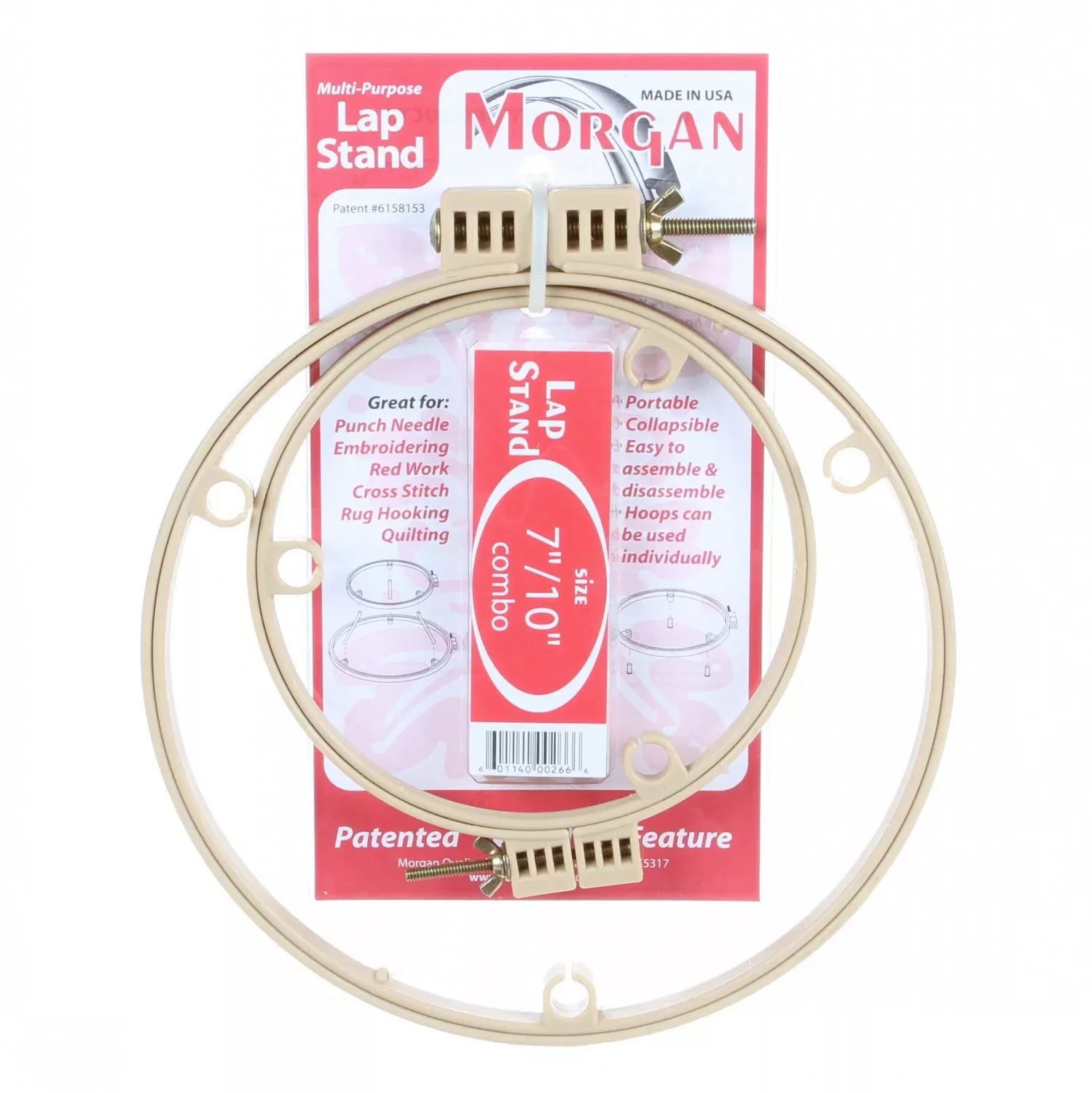 Lap Stand With 7 and 10 Inch Hoop Combo