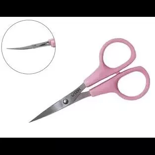 LDH Curved Blade Embroidery Scissors - PINK - LDHCB100-PI