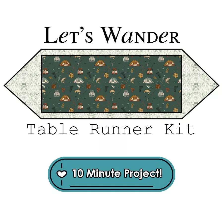 Let's Wander 10 Minute Table Runner Kit Riley Blake