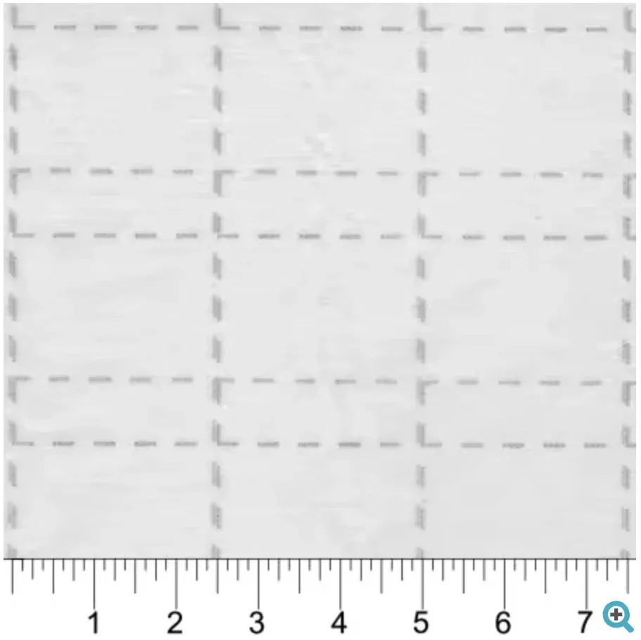 Lightweight Fusible nonwoven with preprinted 2.5 grid