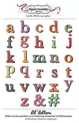 Lil' Letters Machine Embroidery Designs