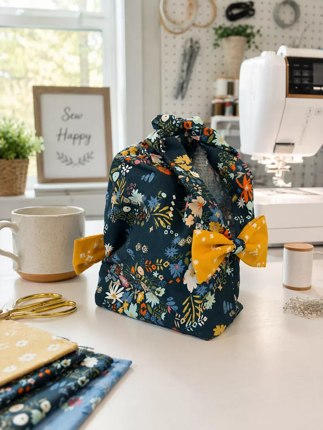 The Little Bow Tote Fabric Kit - Boho Haven