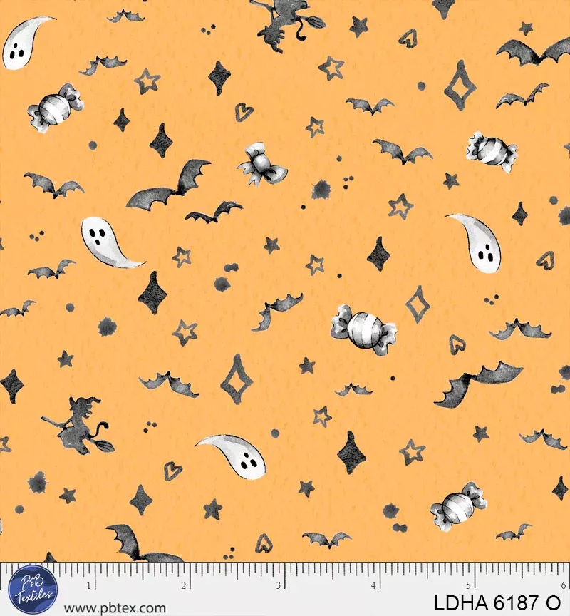 Little Darlings Halloween -Mini Motifs Orange