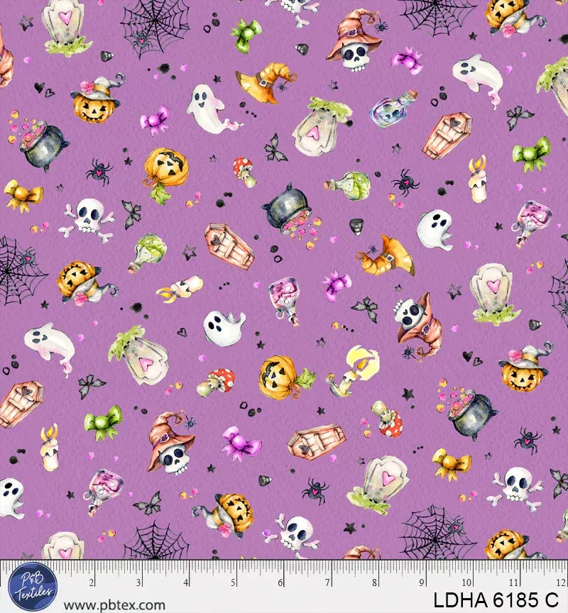 Little Darlings Halloween -Spooky Toss Purple