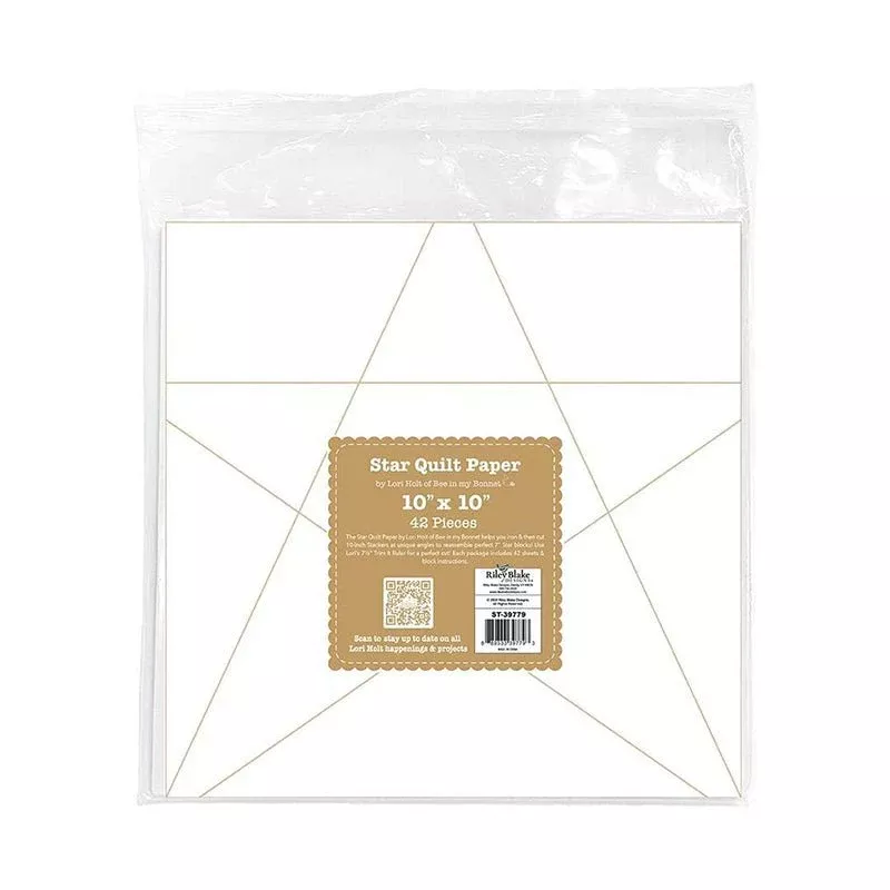 Lori Holt 10" Star Iron-On Quilt Paper by Riley Blake