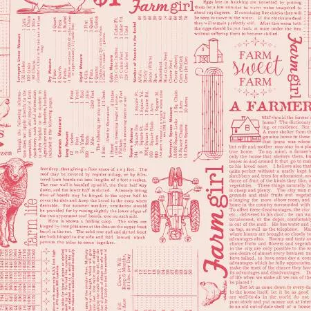Lori Holt Farmer's Daughter Farm Life Background Tea Rose