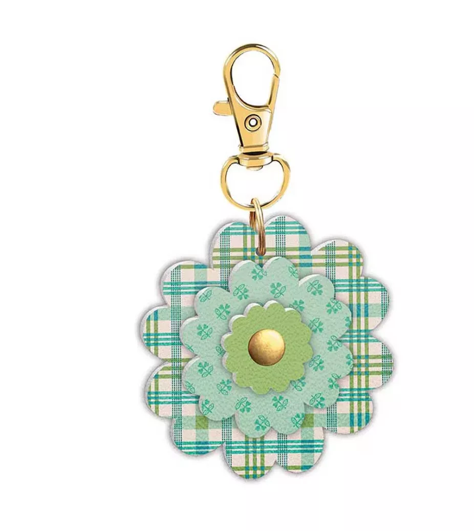 Lori Holt Farmer's Daughter Leather Flower Charm