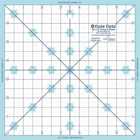 Lori Holt Trim It Ruler 7.5 Square