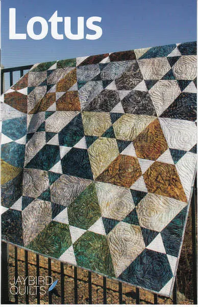 Lotus Quilt Pattern by Jaybird Quilts