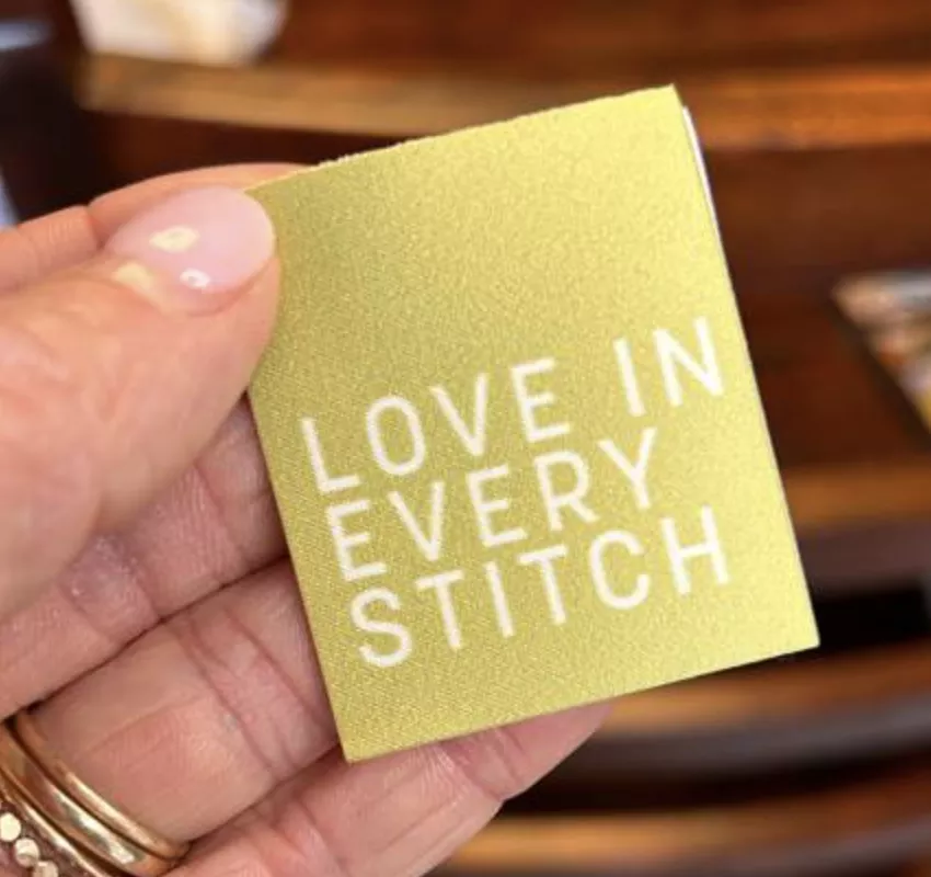 Love in Every Stitch Labels