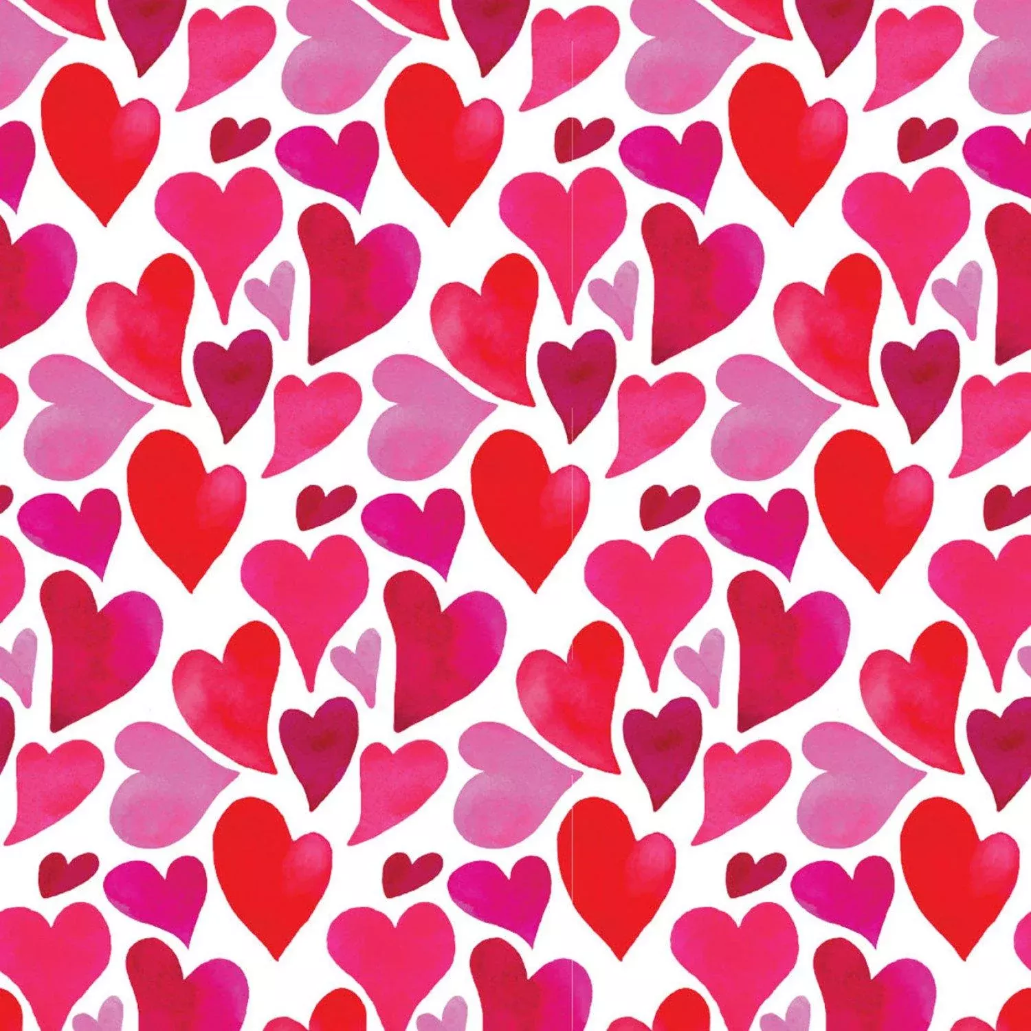 Love Matters - Clothworks - Curvy Hearts White Y4633-1