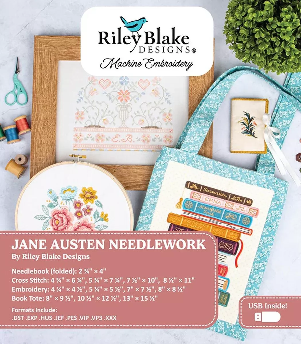 Machine Embroidery Jane Austen Needlework Projects