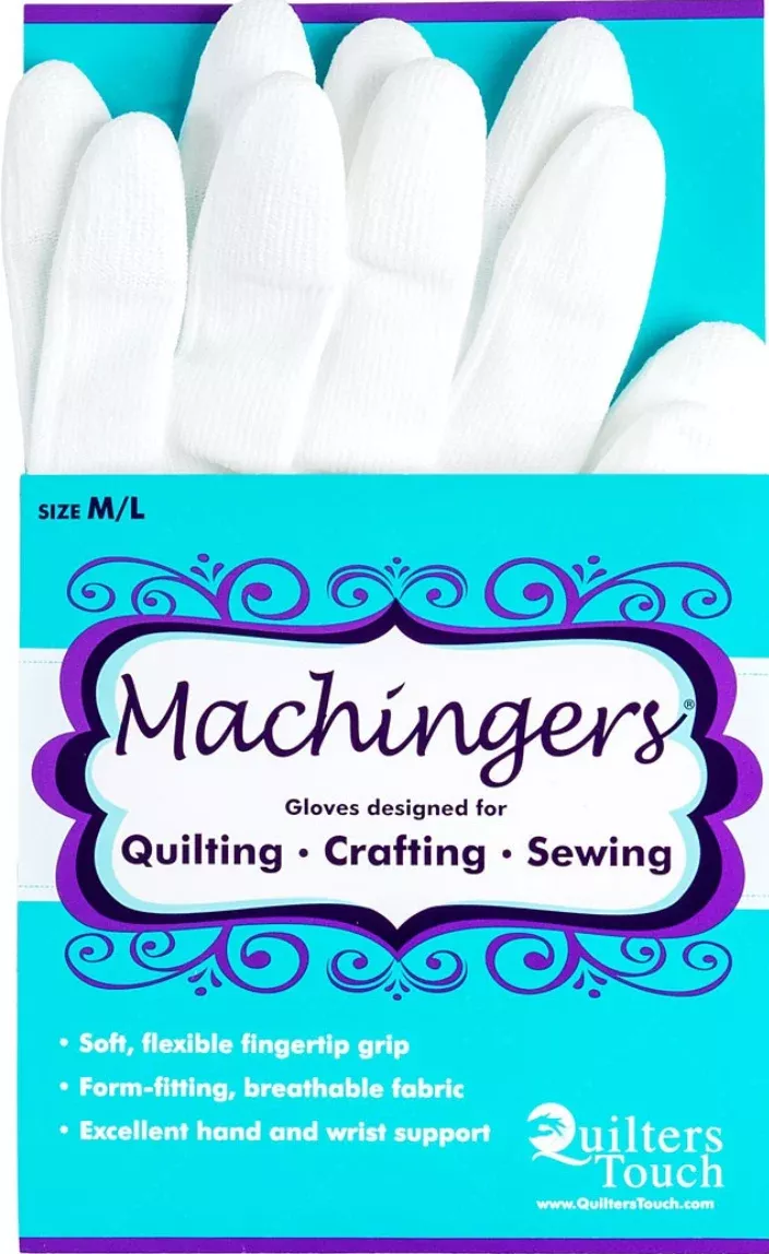 Machingers Gloves designed for Quilting, Crafting & Sewing-Size M/L