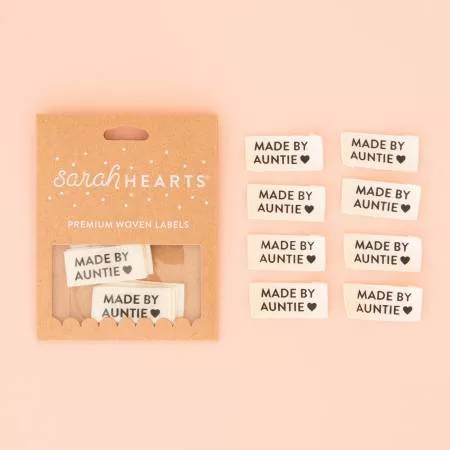 Made by Auntie Organic Cotton Labels