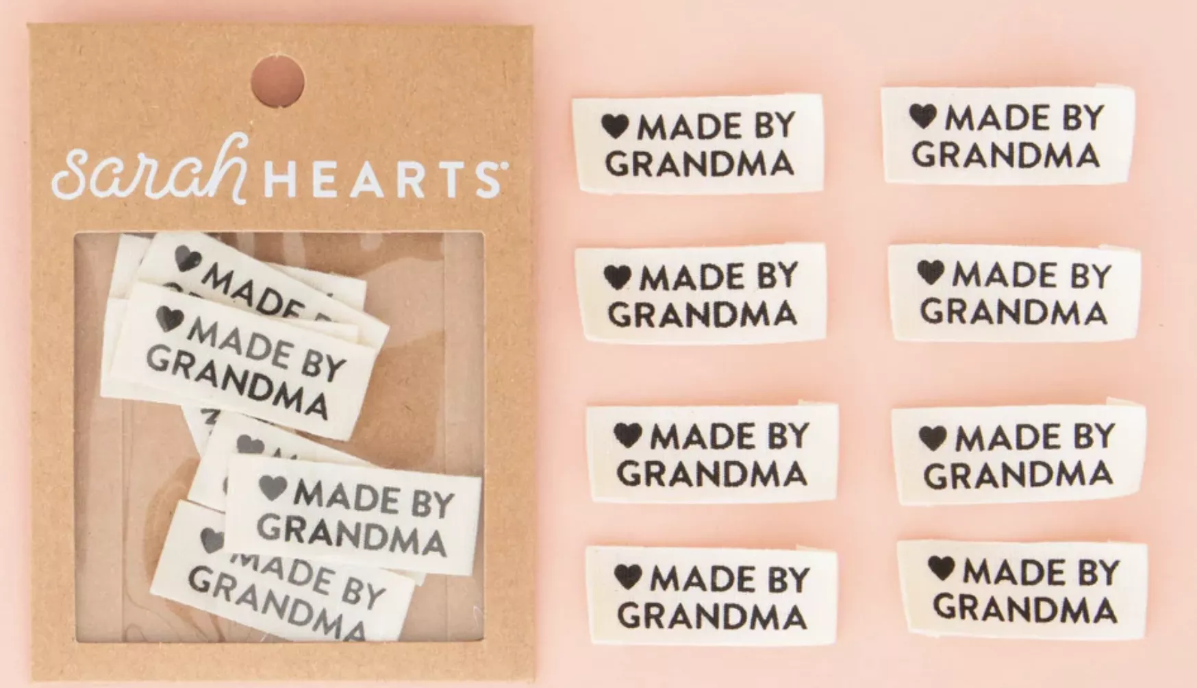 Made by Grandma Organic Cotton Labels