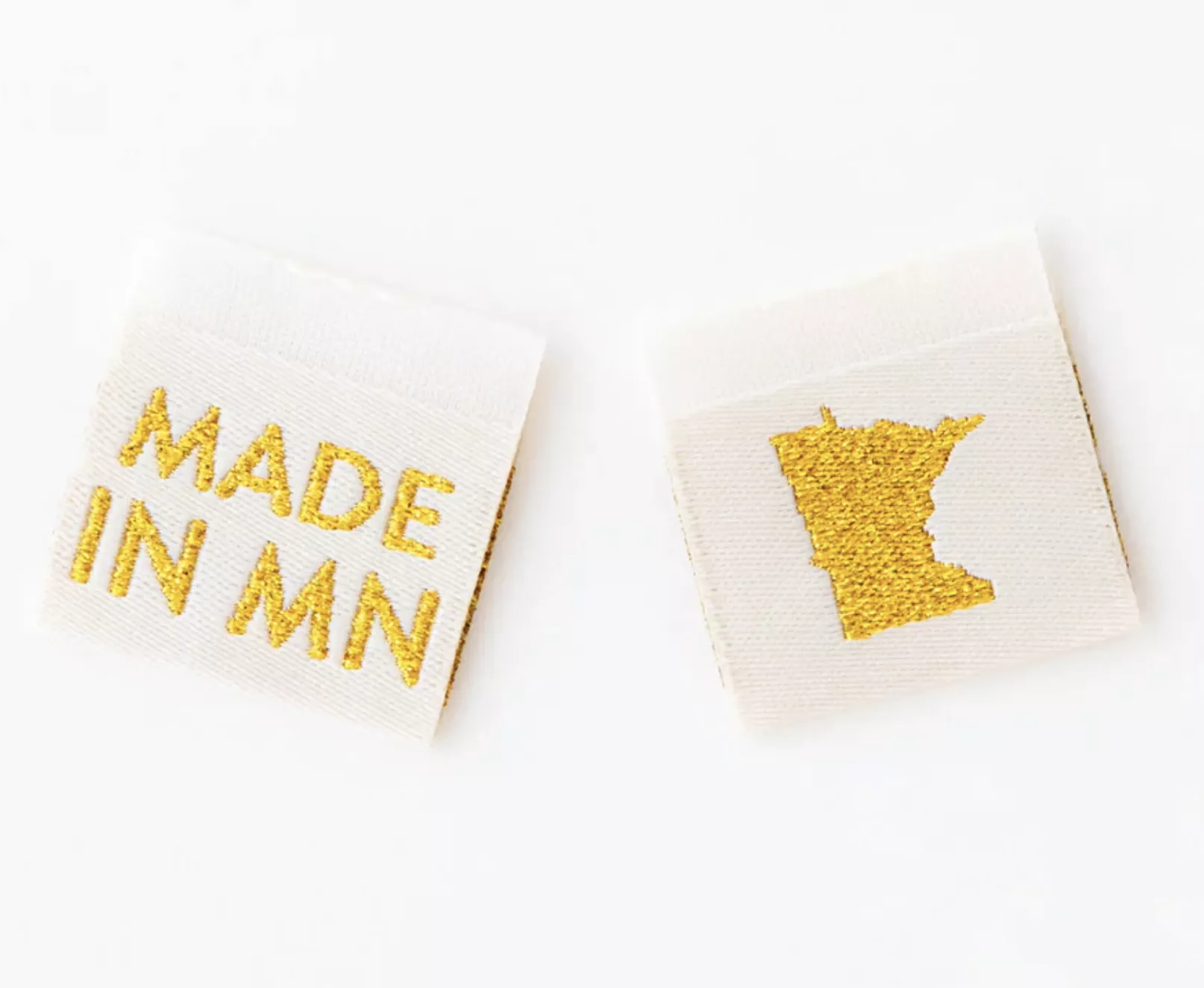 Made in My State MINNESOTA Gold Quilt Labels