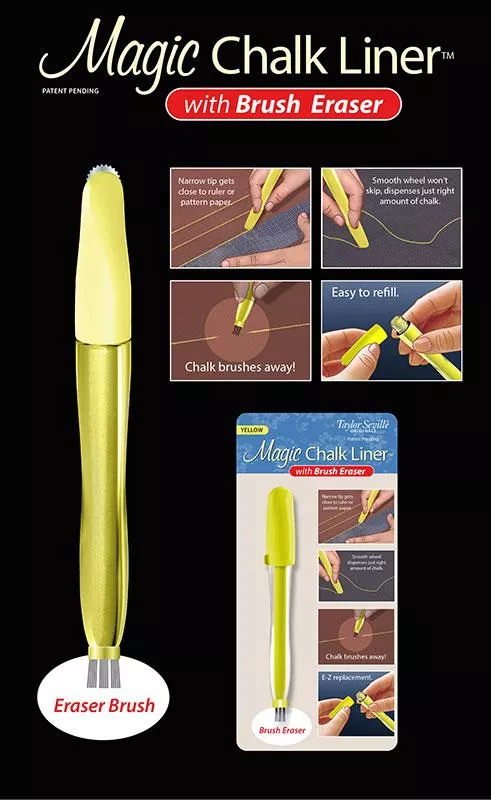 Magic Chalk Liner Yellw w/Brush