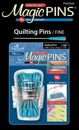 Magic Pins by Taylor Seville Originals - 100pcs - 1.75" w/Comfort Grip Handles