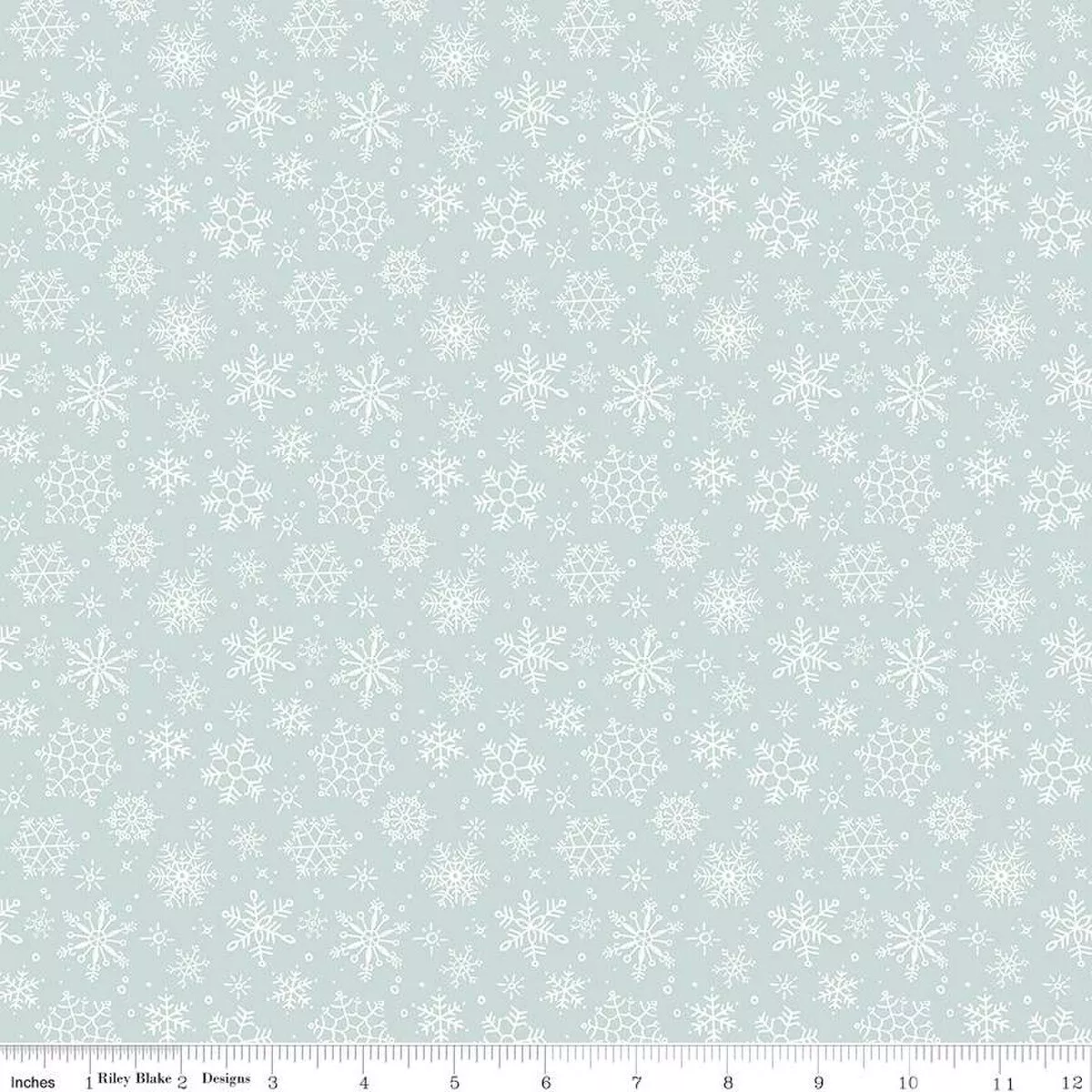 Magical Winterland in Blue Snowflake by Riley Blake C14944-BLUE