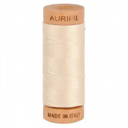 Mako Cotton Thread Solid 80wt 300yds Light Beige A1080-2310