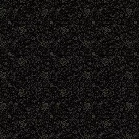 Marcus Fabrics 42" Cotton Black Sheep Barely There by: Pam Buda R171943D-black
