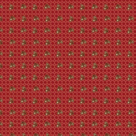 Marcus Fabrics Sturbridge Floral Petites Flowers Plus Pink Fabric ONLINE PURCHASE ONLY