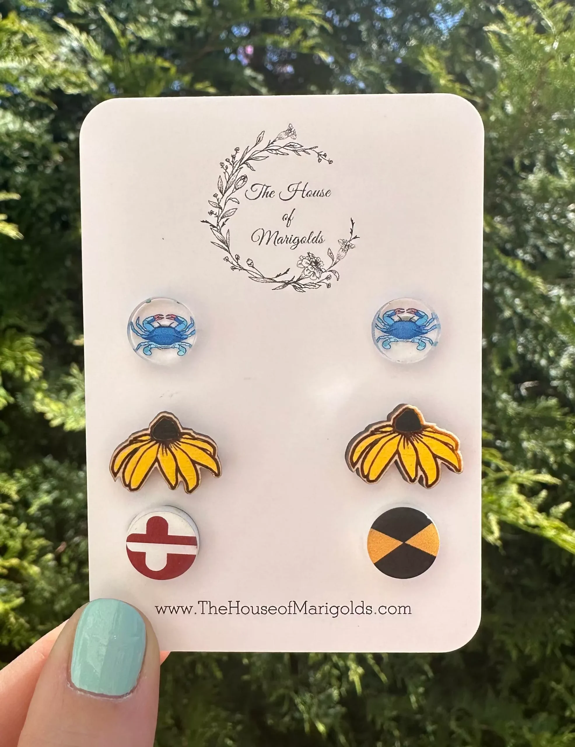 Maryland Earrings 6 Pack, Maryland Flag, Maryland Pride