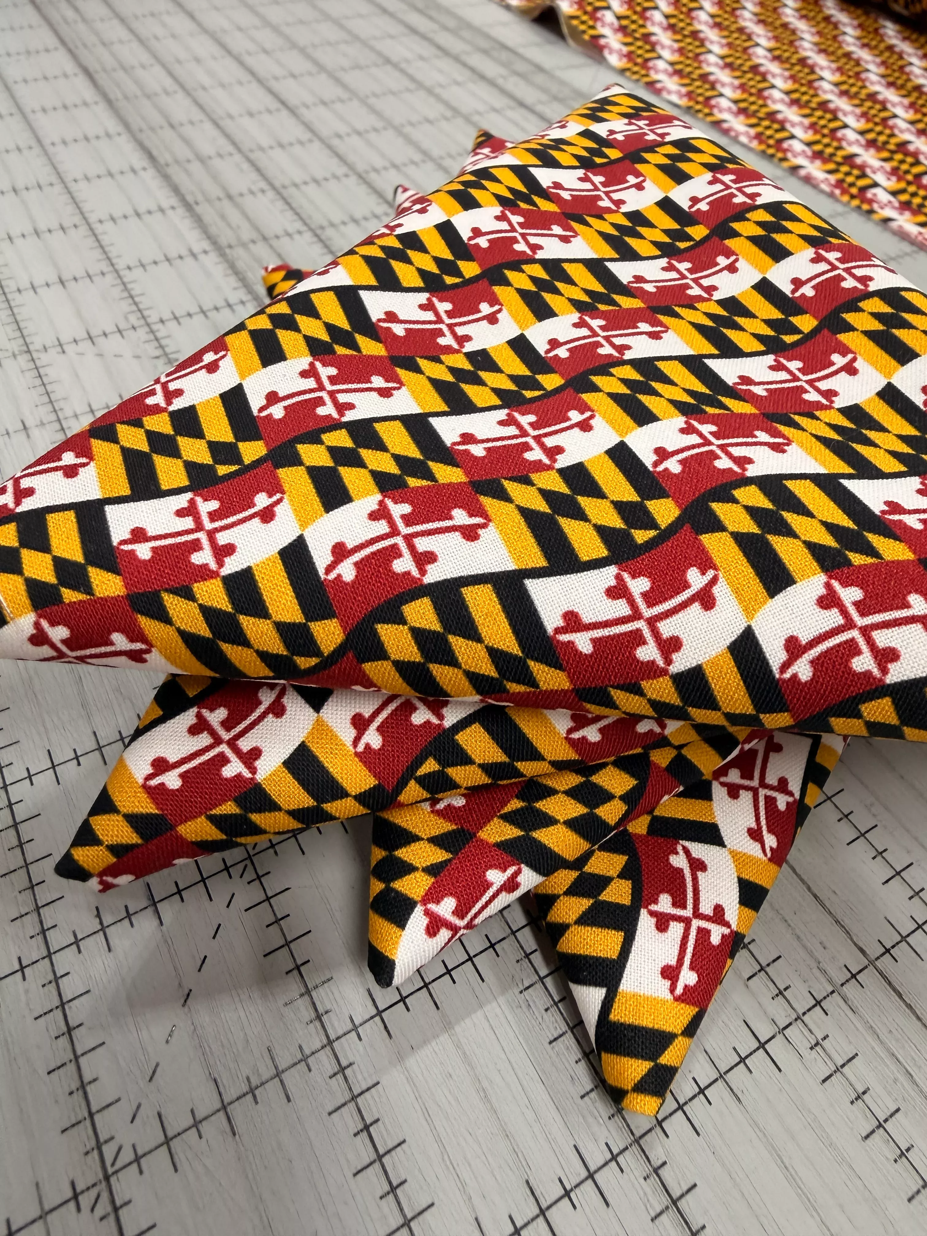 Maryland Flag Fabric - Fat Quarter