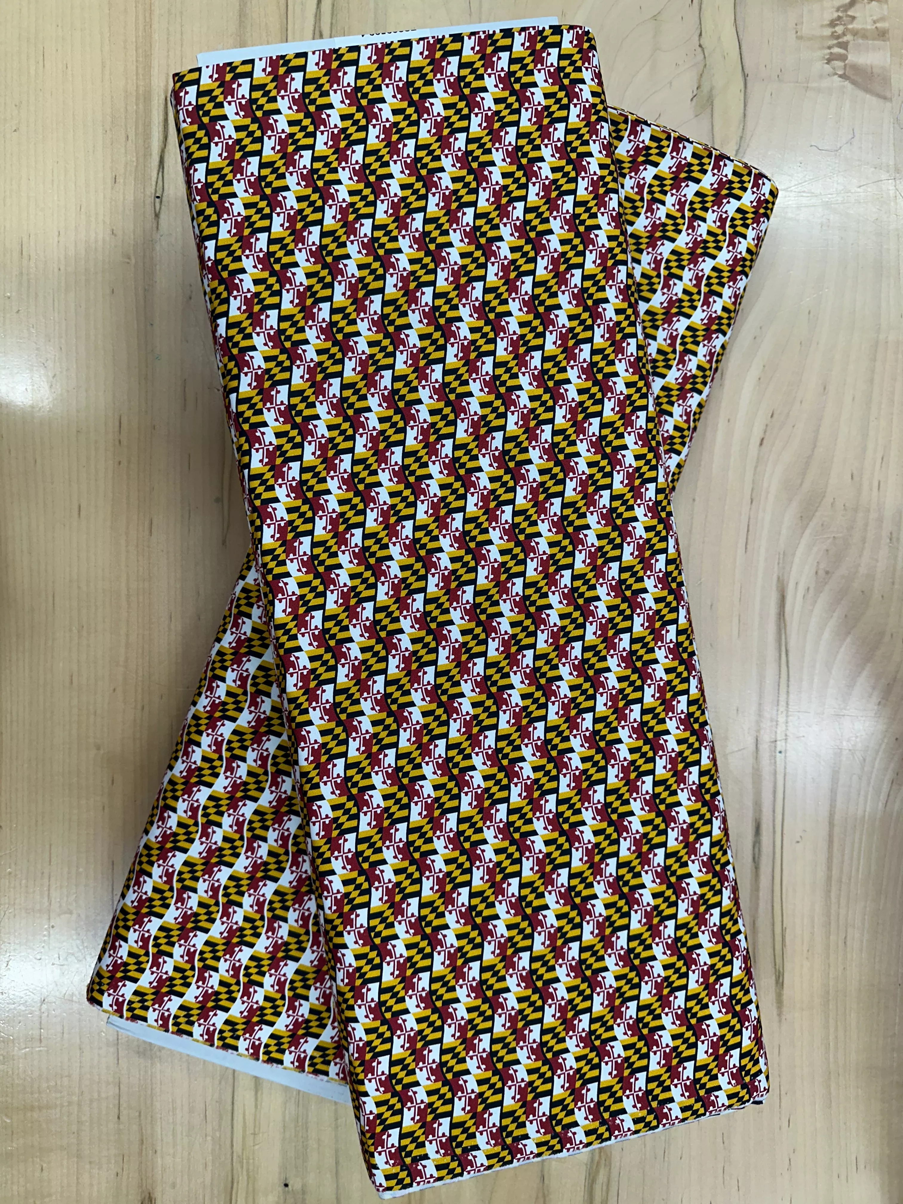 Maryland Flag Fabric - Yardage