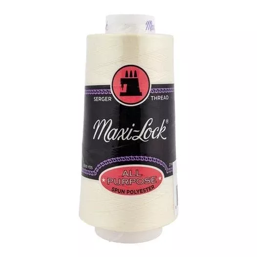 Maxi-Lock All Purpose Serger Thread Cone Eggshell