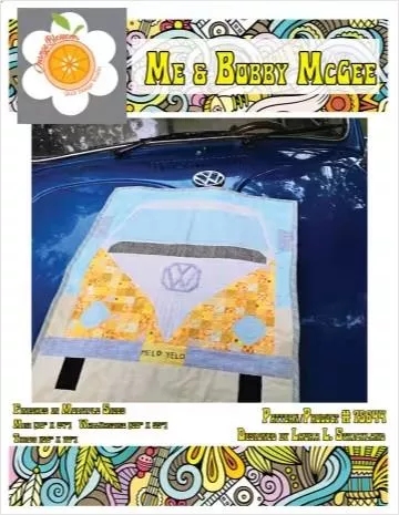Me & Bobby McGee PATTERN by Orange Blossom Quilt Design Stud (Multi sizes)