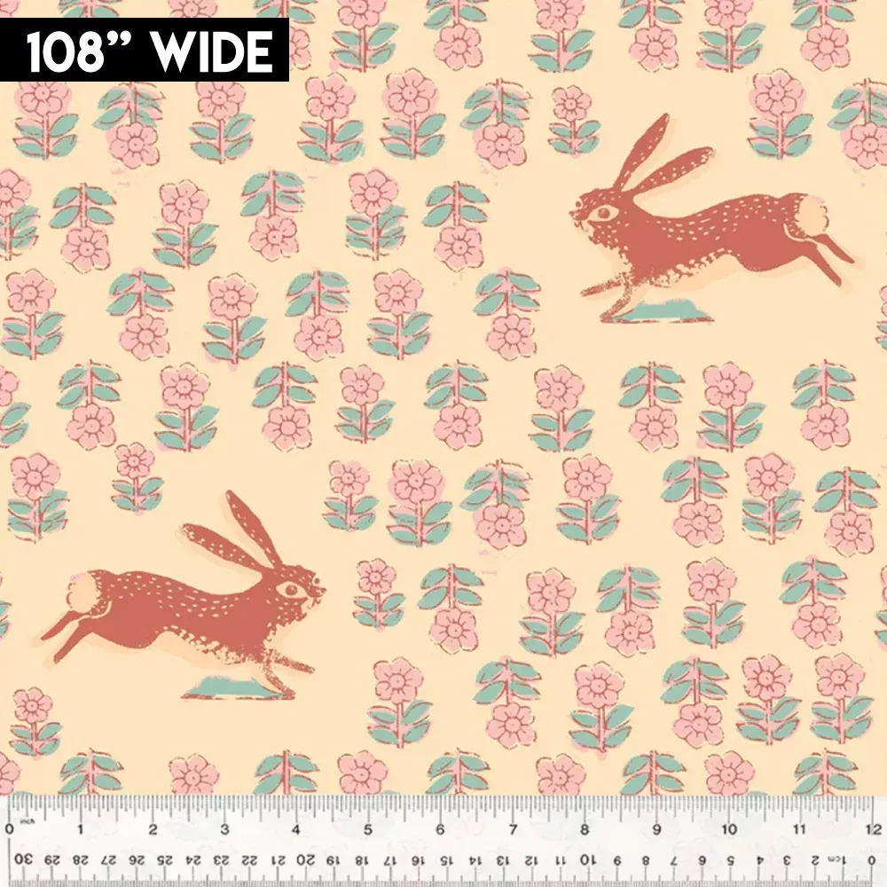 Meadows 108" - Rabbit Blush | 54542W-1DES